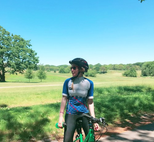 Member enjoying bike ride