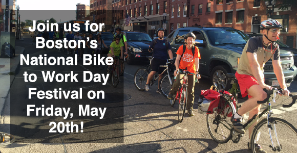 Boston's National Bike to Work Day Festival