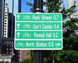 Bike Route Signs